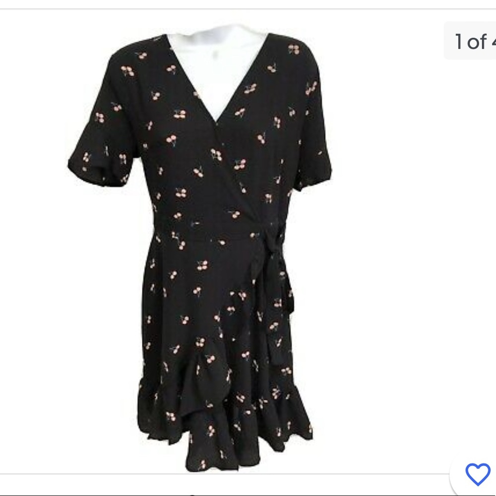Xhileration Faux Wrap Dress